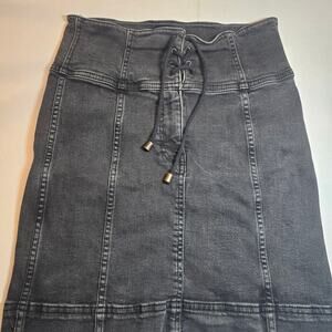 Free People Modern Femme Corset Mini Skirt